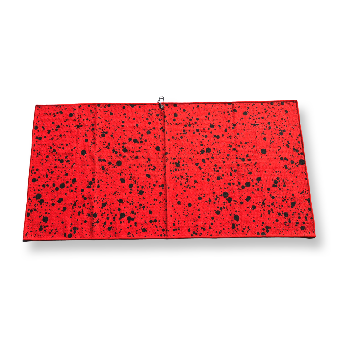 Par 4 Bag Towel- Red