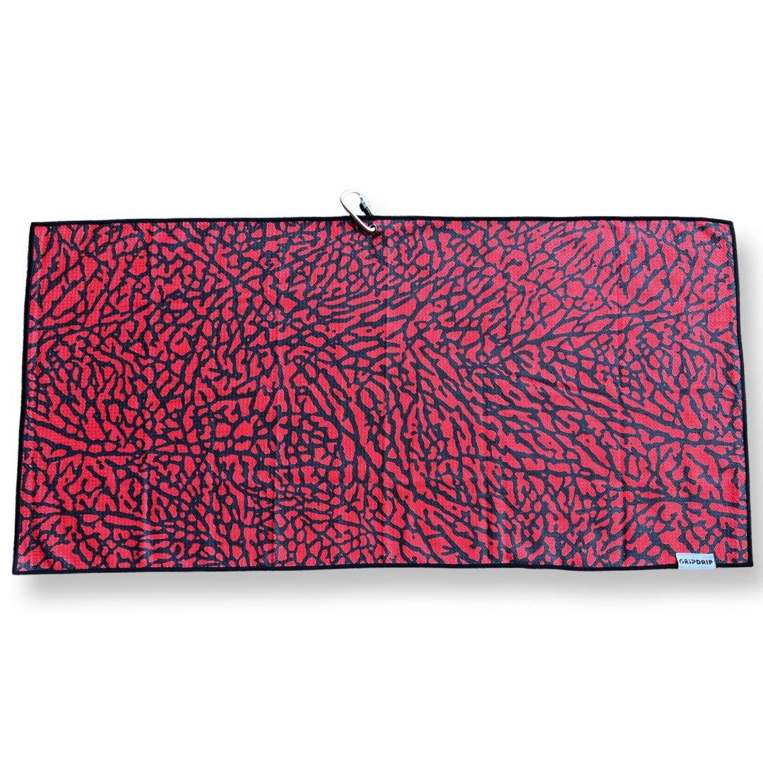 Par 3 Bag Towel - BRED