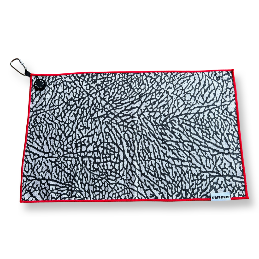 Par 3 - Red - Magnet Towel