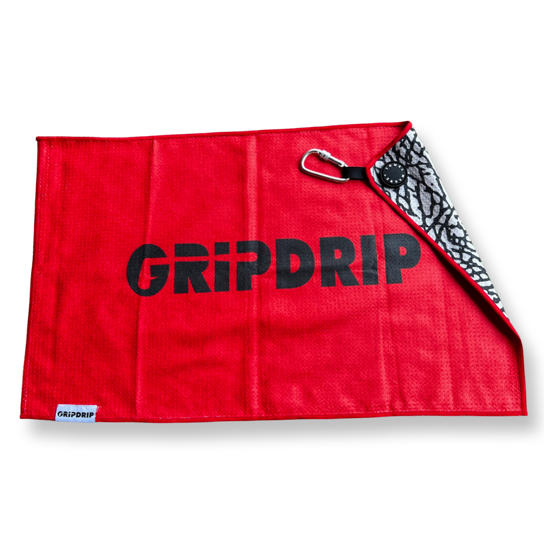 Par 3 - Red - Magnet Towel