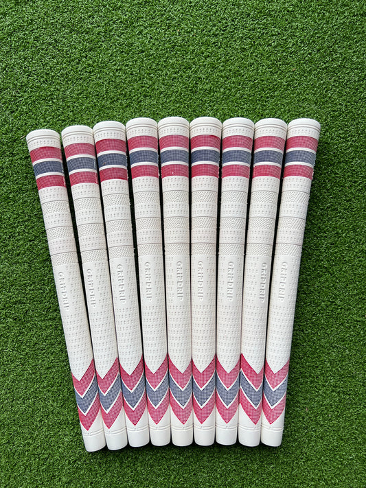 Chevron Swing Grip- White, Red, Blue