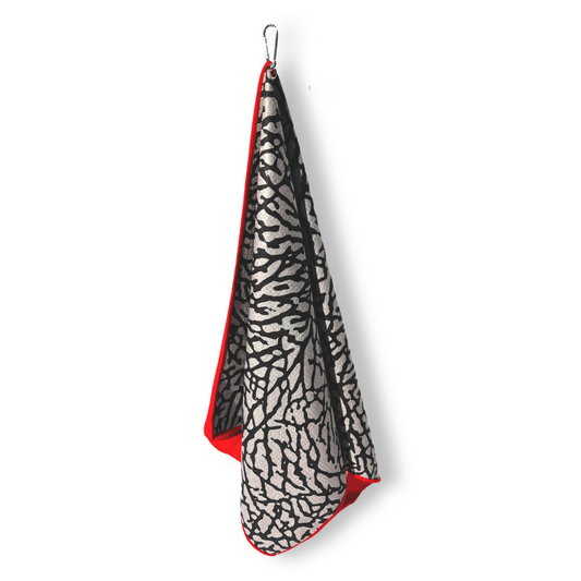 Par 3 Bag Towel- Red