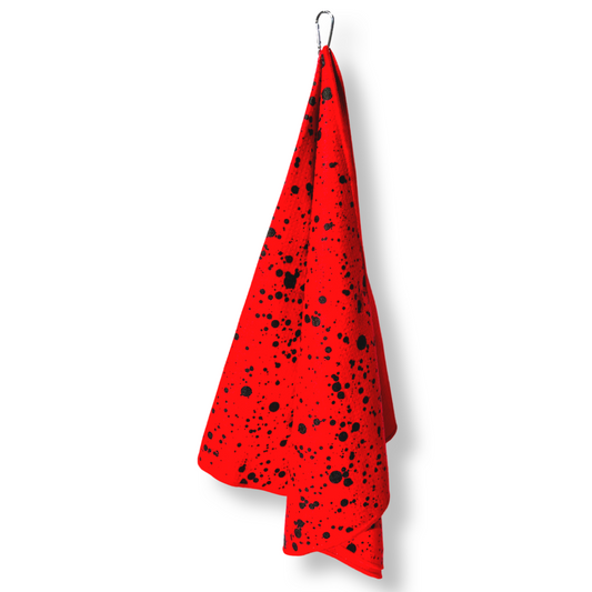 Par 4 Bag Towel- Red