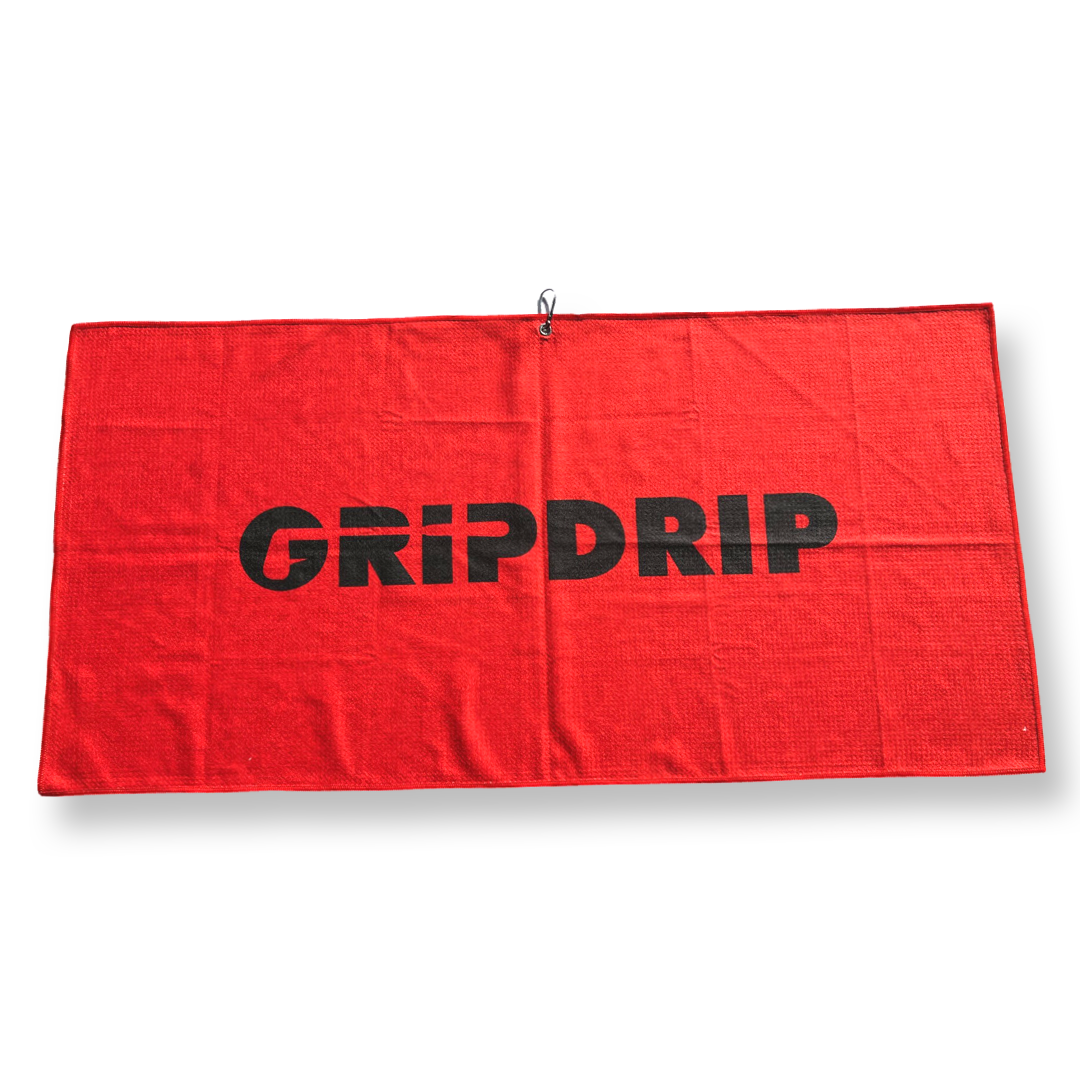 Par 3 Bag Towel- Red