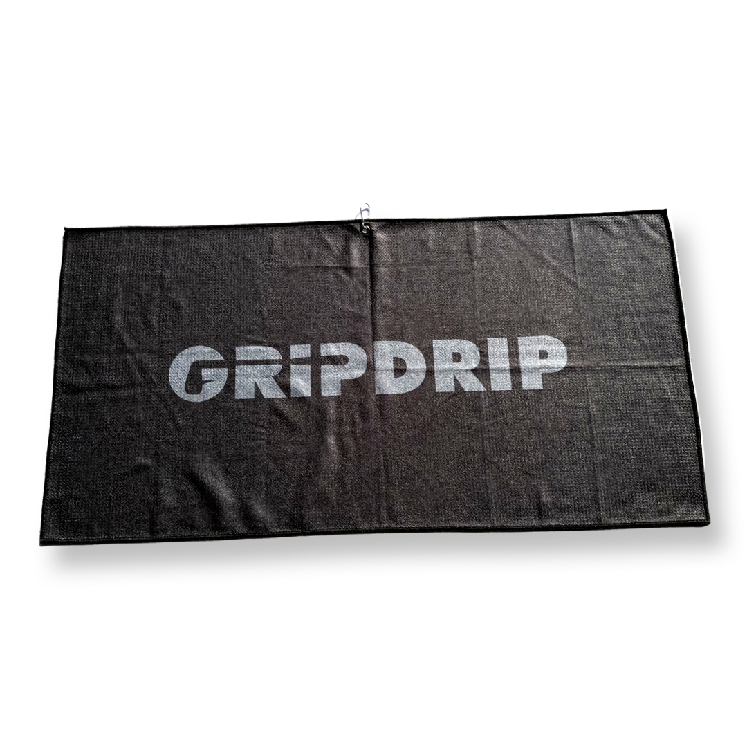 Par 3 Bag Towel- Black