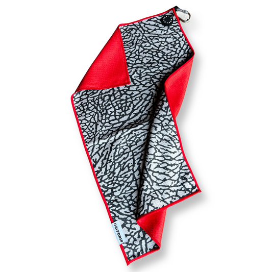 Par 3 - Red - Magnet Towel